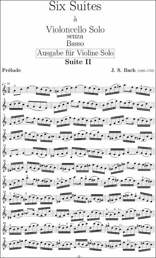 Six-Suite-Violincello-Solo-senza-Basso-Suite-II-6首无伴奏大提琴组-提琴谱