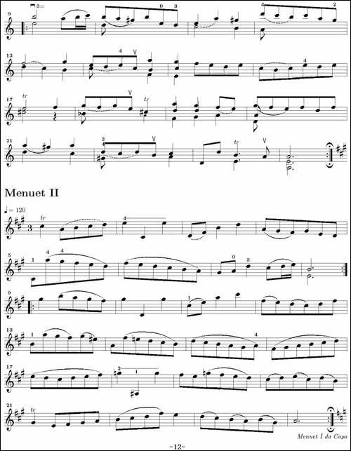 Six-Suite-Violincello-Solo-senza-Basso-Suite-II-6首无伴奏大提琴组-提琴谱