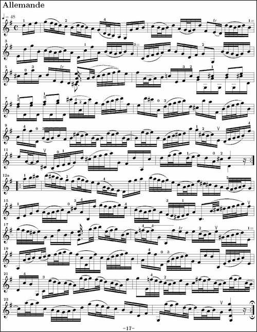 Six-Suite-Violincello-Solo-senza-Basso-Suite-III-6首无伴奏大提琴-提琴谱