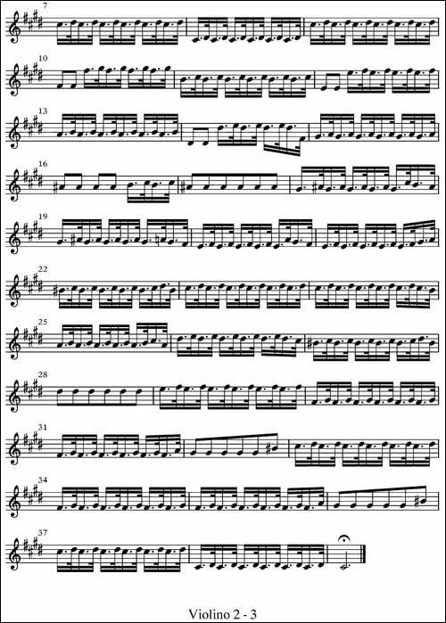 All-parts-of-Spring-四季·春天-第二小提琴分谱-提琴谱