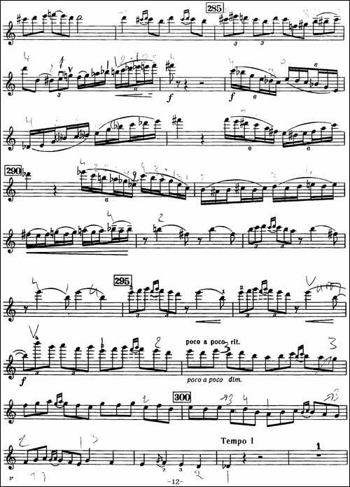 小提琴协奏曲-A.David-Oistrakh-提琴谱