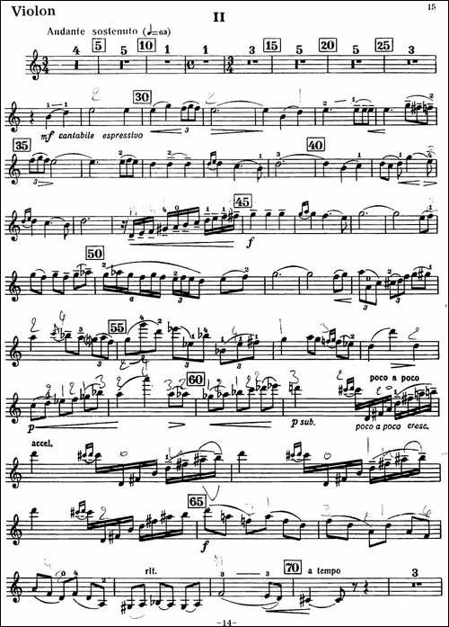 小提琴协奏曲-A.David-Oistrakh-提琴谱