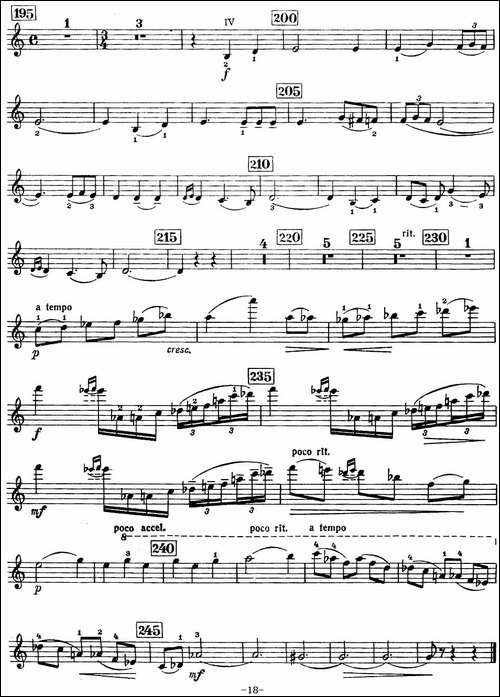 小提琴协奏曲-A.David-Oistrakh-提琴谱