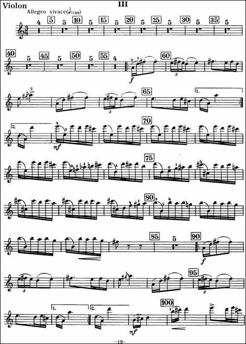 小提琴协奏曲-A.David-Oistrakh-提琴谱