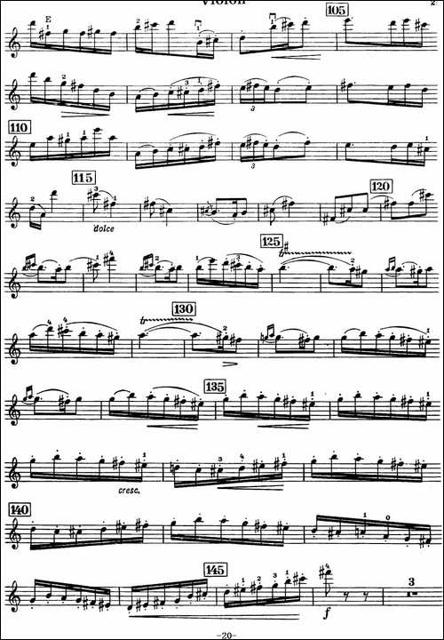 小提琴协奏曲-A.David-Oistrakh-提琴谱