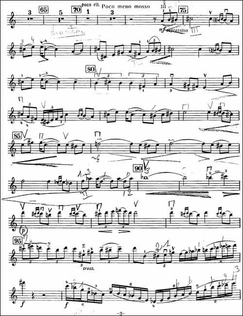 小提琴协奏曲-A.David-Oistrakh-提琴谱