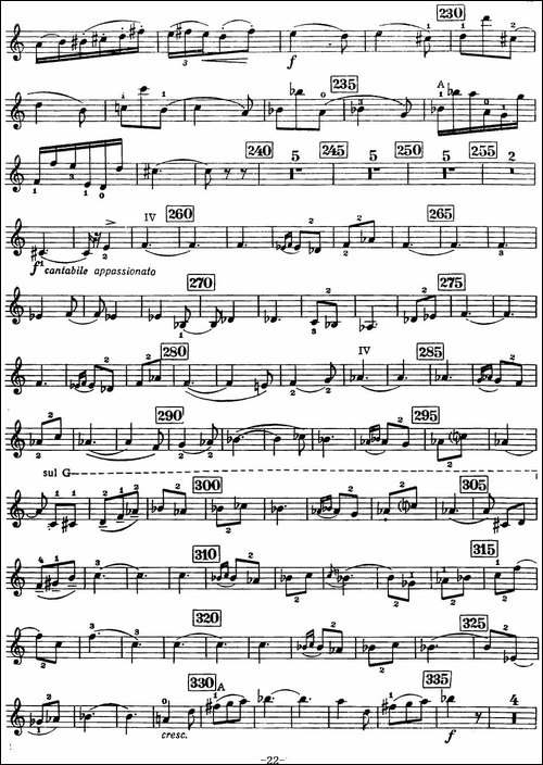 小提琴协奏曲-A.David-Oistrakh-提琴谱