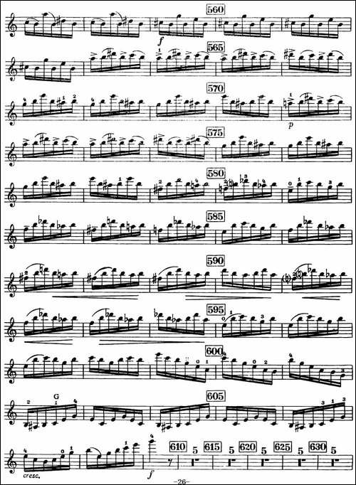 小提琴协奏曲-A.David-Oistrakh-提琴谱