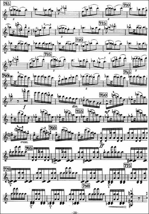 小提琴协奏曲-A.David-Oistrakh-提琴谱