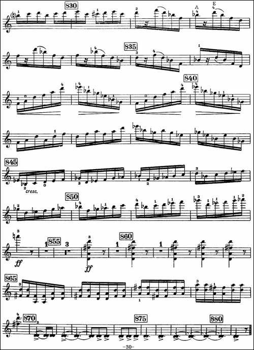 小提琴协奏曲-A.David-Oistrakh-提琴谱