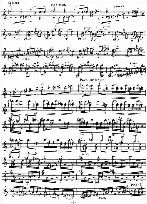 小提琴协奏曲-A.David-Oistrakh-提琴谱