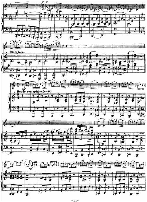 Rode-Concerto-No.7-in-A-Major-小提琴+钢琴伴奏-提琴谱