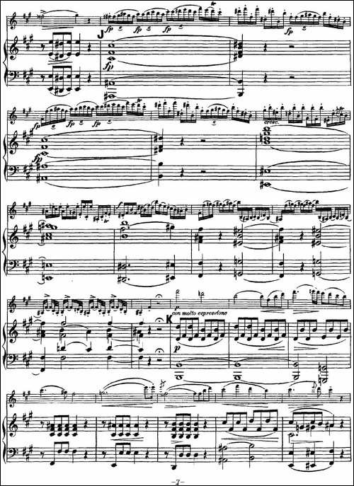 Rode-Concerto-No.7-in-A-Major-小提琴+钢琴伴奏-提琴谱