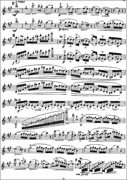Rode-Concerto-No.7-in-A-Major-小提琴分谱-提琴谱