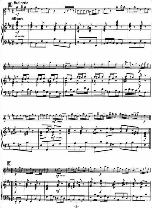 Minuet-and-Badinerie-Suite-No.2-in-B-minor-BWV-1067-小提琴+钢琴伴-提琴谱
