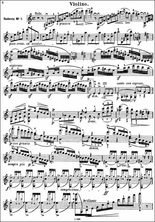 Violin-Concerto-in-A-minor-No.5-Op.37-提琴谱