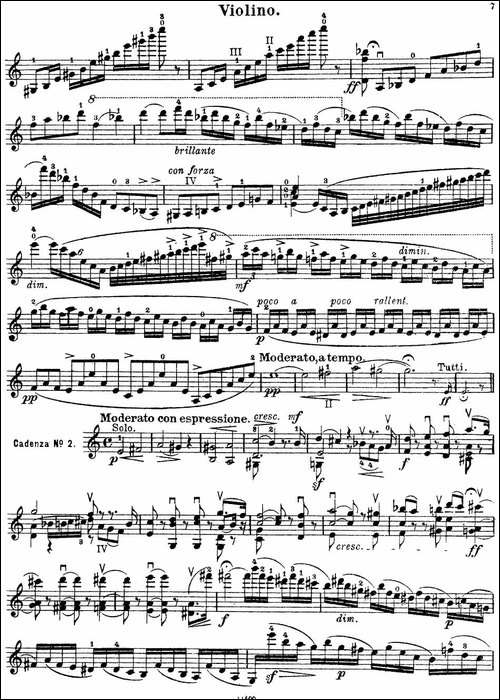 Violin-Concerto-in-A-minor-No.5-Op.37-提琴谱