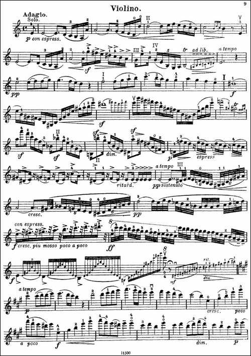 Violin-Concerto-in-A-minor-No.5-Op.37-提琴谱