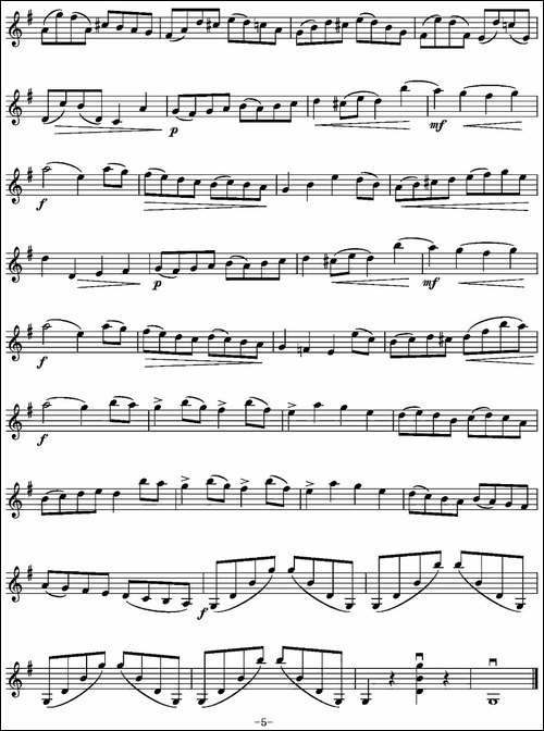 KONZERT-G-dur-Oskar-Rieding-Op.34-提琴谱