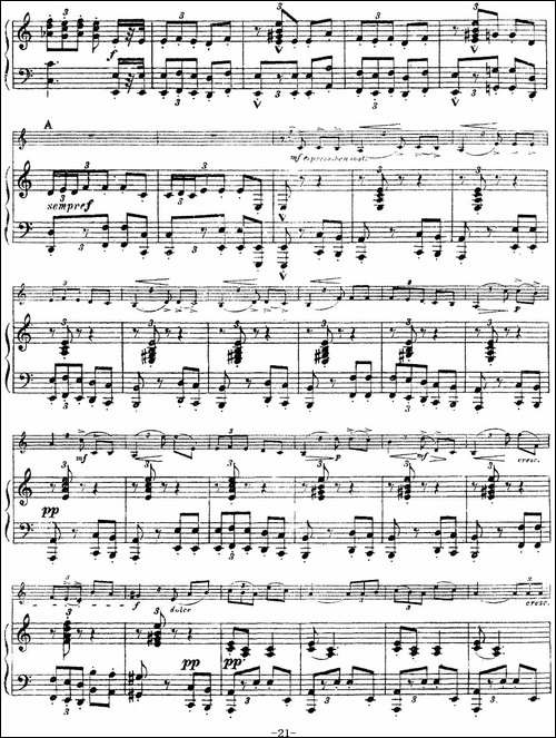 Symphonie-EspagnoleOp.21，No.3-西班牙交响曲-小提琴+钢琴伴奏-提琴谱