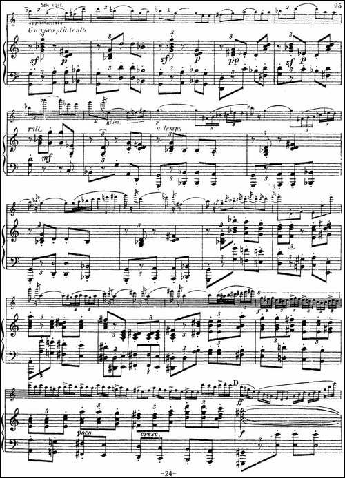 Symphonie-EspagnoleOp.21，No.3-西班牙交响曲-小提琴+钢琴伴奏-提琴谱