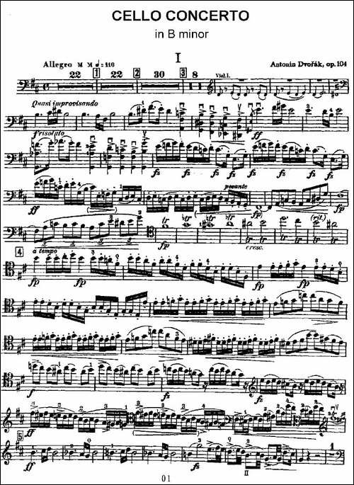 Dvorak---Cello-Concerto-德沃夏克-大提琴协奏曲-[大提琴谱]-提琴谱