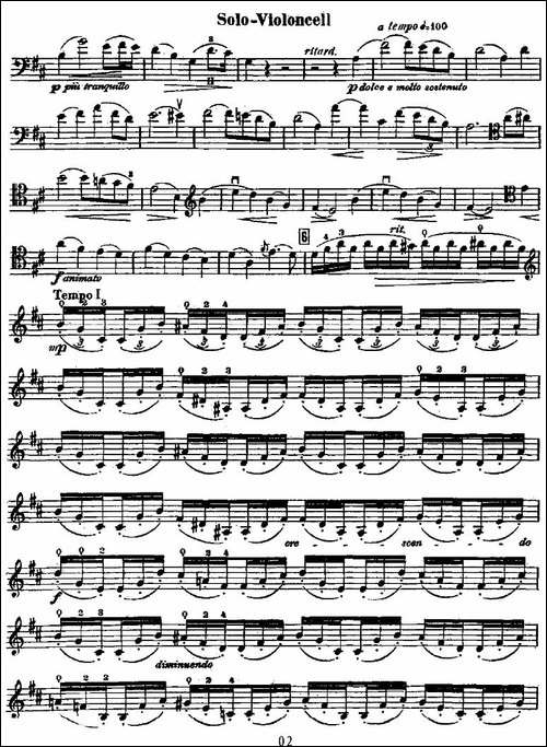 Dvorak---Cello-Concerto-德沃夏克-大提琴协奏曲-[大提琴谱]-提琴谱