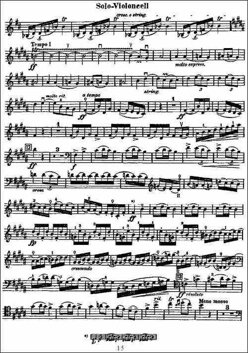 Dvorak---Cello-Concerto-德沃夏克-大提琴协奏曲-[大提琴谱]-提琴谱