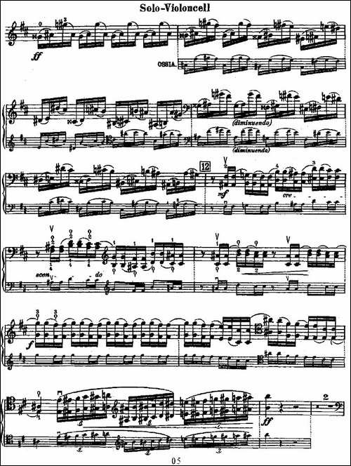 Dvorak---Cello-Concerto-德沃夏克-大提琴协奏曲-[大提琴谱]-提琴谱