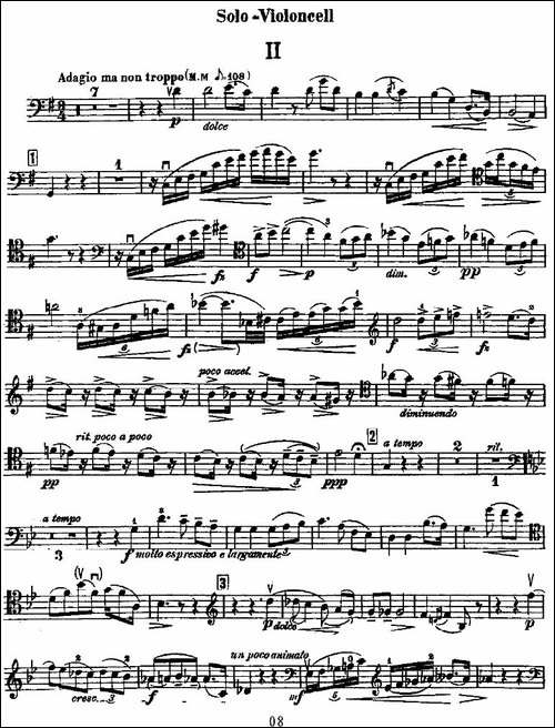 Dvorak---Cello-Concerto-德沃夏克-大提琴协奏曲-[大提琴谱]-提琴谱