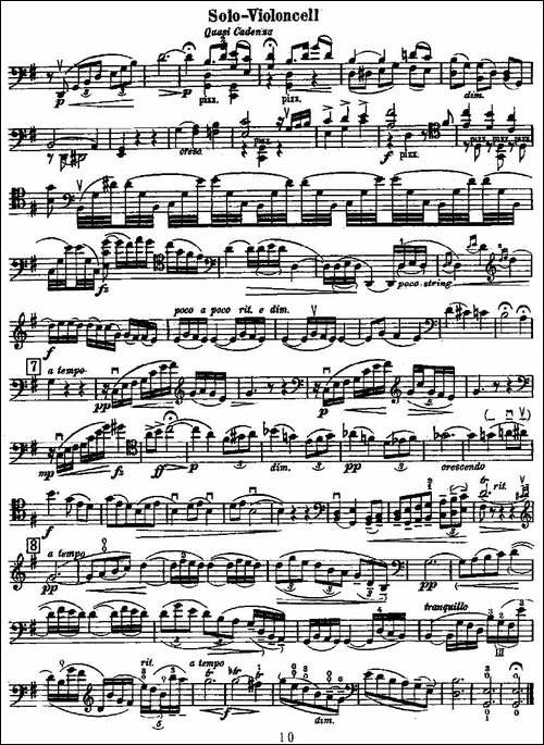 Dvorak---Cello-Concerto-德沃夏克-大提琴协奏曲-[大提琴谱]-提琴谱