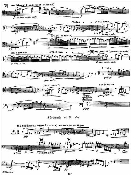Sonata-大提琴奏鸣曲-提琴谱
