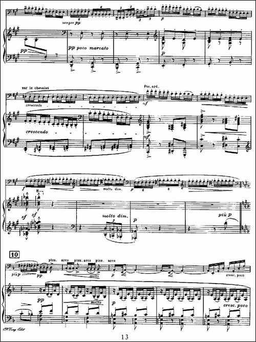 Sonata-大提琴奏鸣曲、大提琴+钢琴-提琴谱