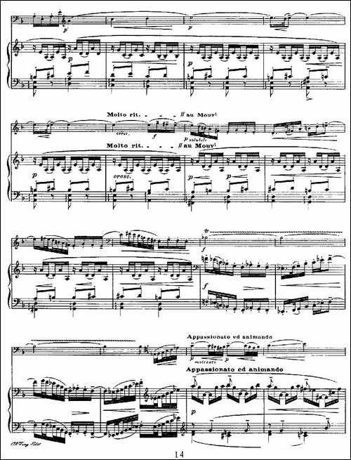 Sonata-大提琴奏鸣曲、大提琴+钢琴-提琴谱