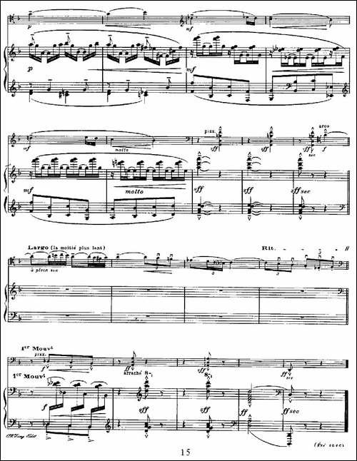Sonata-大提琴奏鸣曲、大提琴+钢琴-提琴谱