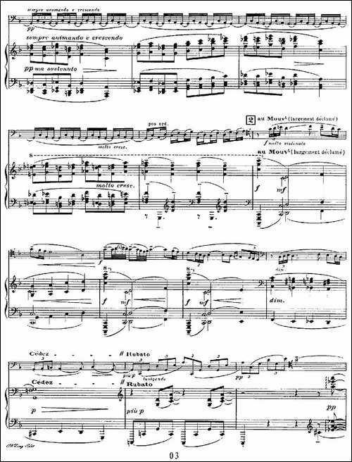 Sonata-大提琴奏鸣曲、大提琴+钢琴-提琴谱