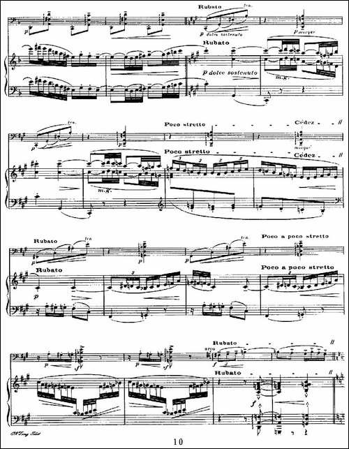 Sonata-大提琴奏鸣曲、大提琴+钢琴-提琴谱