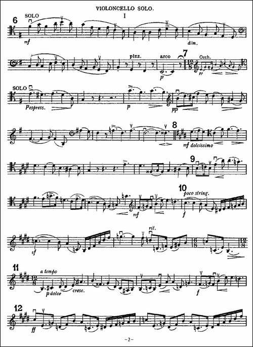 Edward-Elgar-Concerto-e-Minor-Op85-For-Cello-Cel-提琴谱