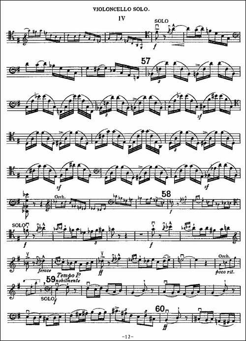 Edward-Elgar-Concerto-e-Minor-Op85-For-Cello-Cel-提琴谱