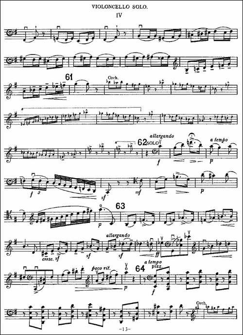 Edward-Elgar-Concerto-e-Minor-Op85-For-Cello-Cel-提琴谱