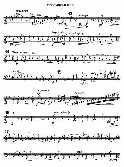 Edward-Elgar-Concerto-e-Minor-Op85-For-Cello-Cel-提琴谱