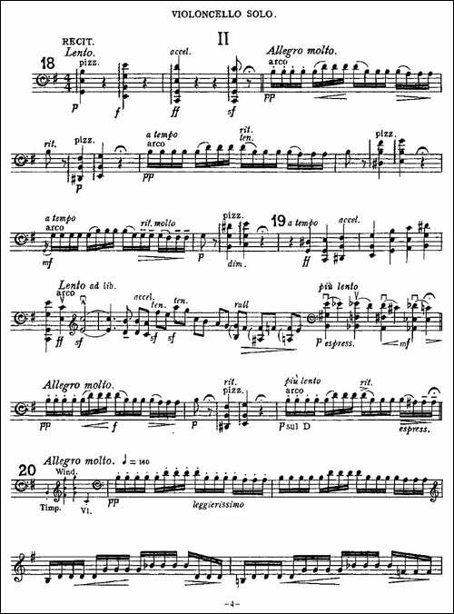 Edward-Elgar-Concerto-e-Minor-Op85-For-Cello-Cel-提琴谱