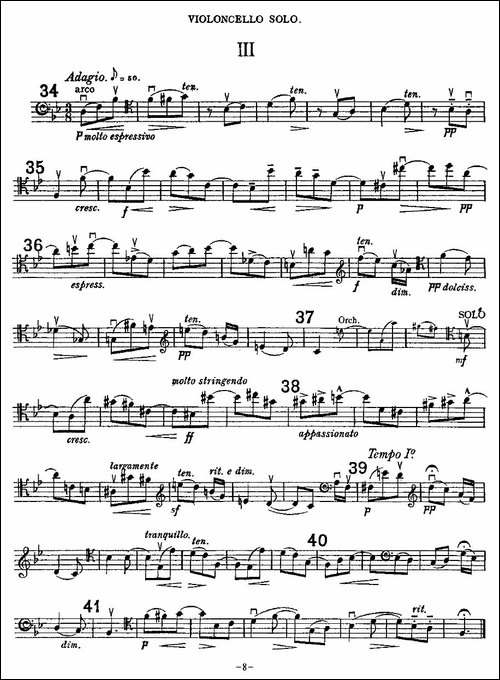 Edward-Elgar-Concerto-e-Minor-Op85-For-Cello-Cel-提琴谱