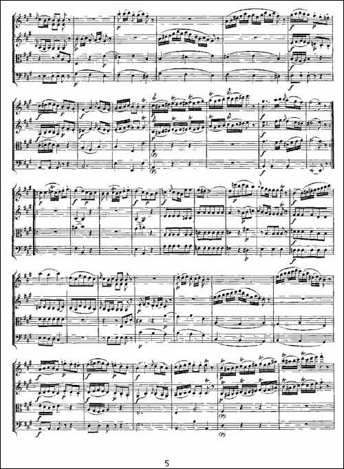 Quartet-No.-2-in-D-Major,-K.-155.-D大调第二弦乐四重奏-提琴谱