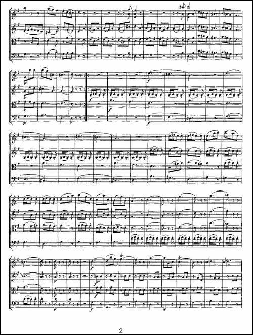 Quartet-No.-3-in-G-Major,-K.-156--G大调第三弦乐四重奏-提琴谱