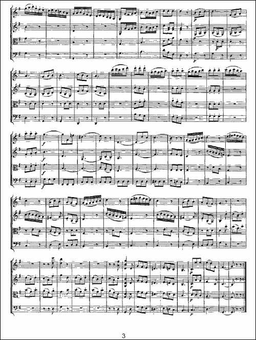 Quartet-No.-3-in-G-Major,-K.-156--G大调第三弦乐四重奏-提琴谱