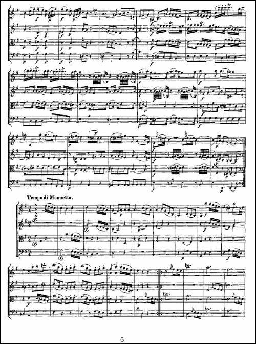 Quartet-No.-3-in-G-Major,-K.-156--G大调第三弦乐四重奏-提琴谱