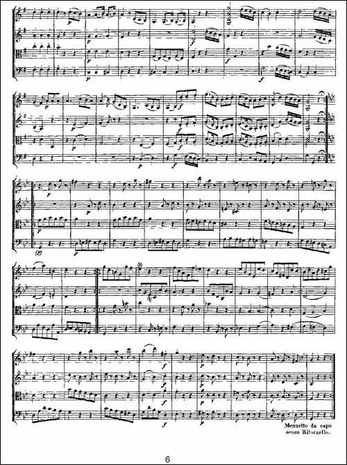 Quartet-No.-3-in-G-Major,-K.-156--G大调第三弦乐四重奏-提琴谱