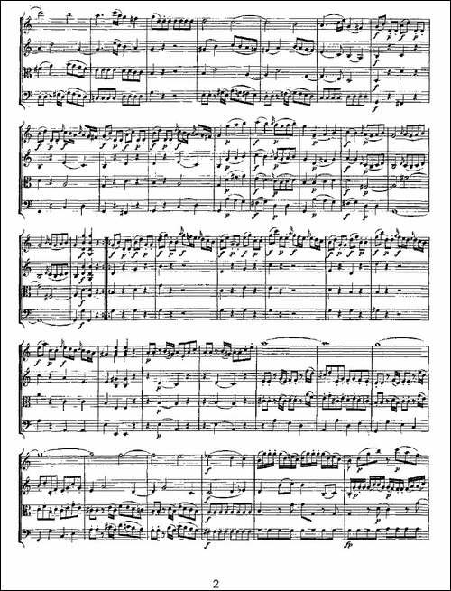 Quartet-No.-4-in-C-Major,-K.-157-C大调第四弦乐四重奏-提琴谱