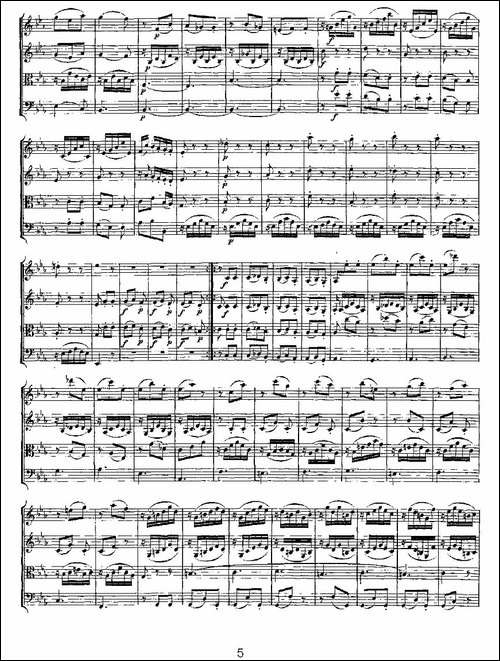 Quartet-No.-4-in-C-Major,-K.-157-C大调第四弦乐四重奏-提琴谱